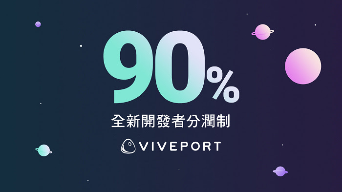 nEO_IMG_HTC新聞圖-VIVEPORT宣布4月起推出領先業界90% 收益分潤率.jpg